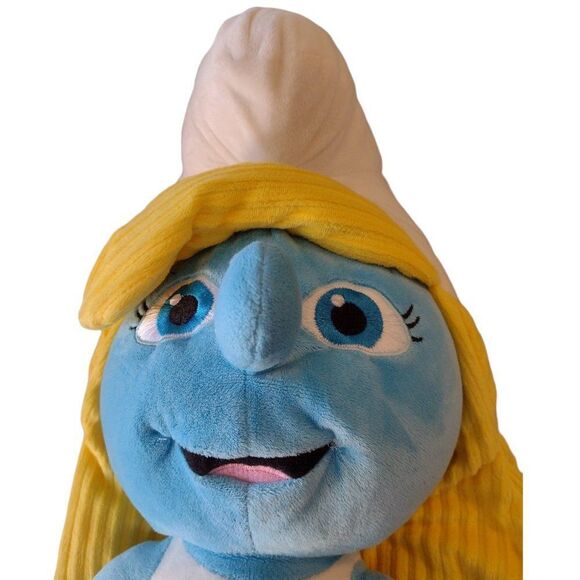 XL Smurfette The Smurfs‎ 21” Large Plush Stuffed Toy 2011 Jakks Pacific - Picture 5 of 8